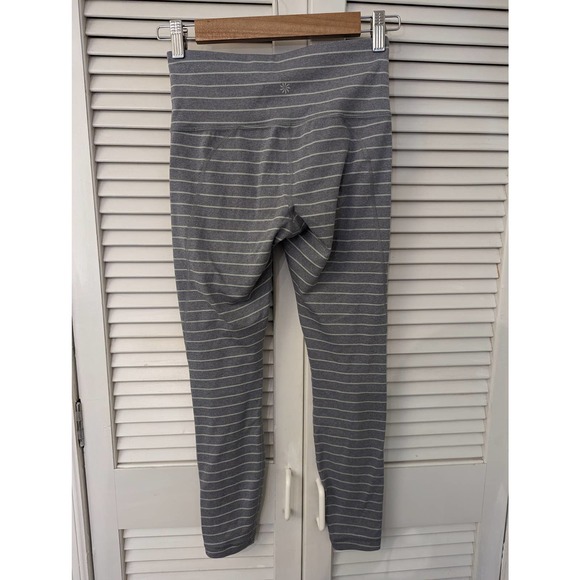 Athleta Striped Powervita Salutation 7/8 Tight Leggings XS - Picture 4 of 5